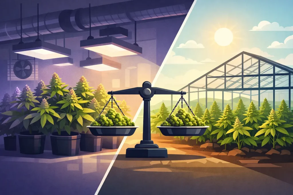 Indoor Flower vs Greenhouse Flower: Wholesale Fit